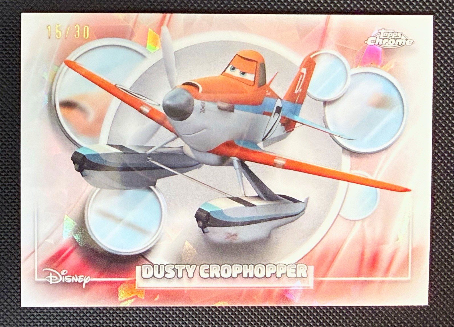 2026 Topps Chrome Disney Dusty Crophopper #161 Serial Numbered 15/30 2026 Topps Chrome Disney Dusty Crophopper #161 Serial Numbered 15/30