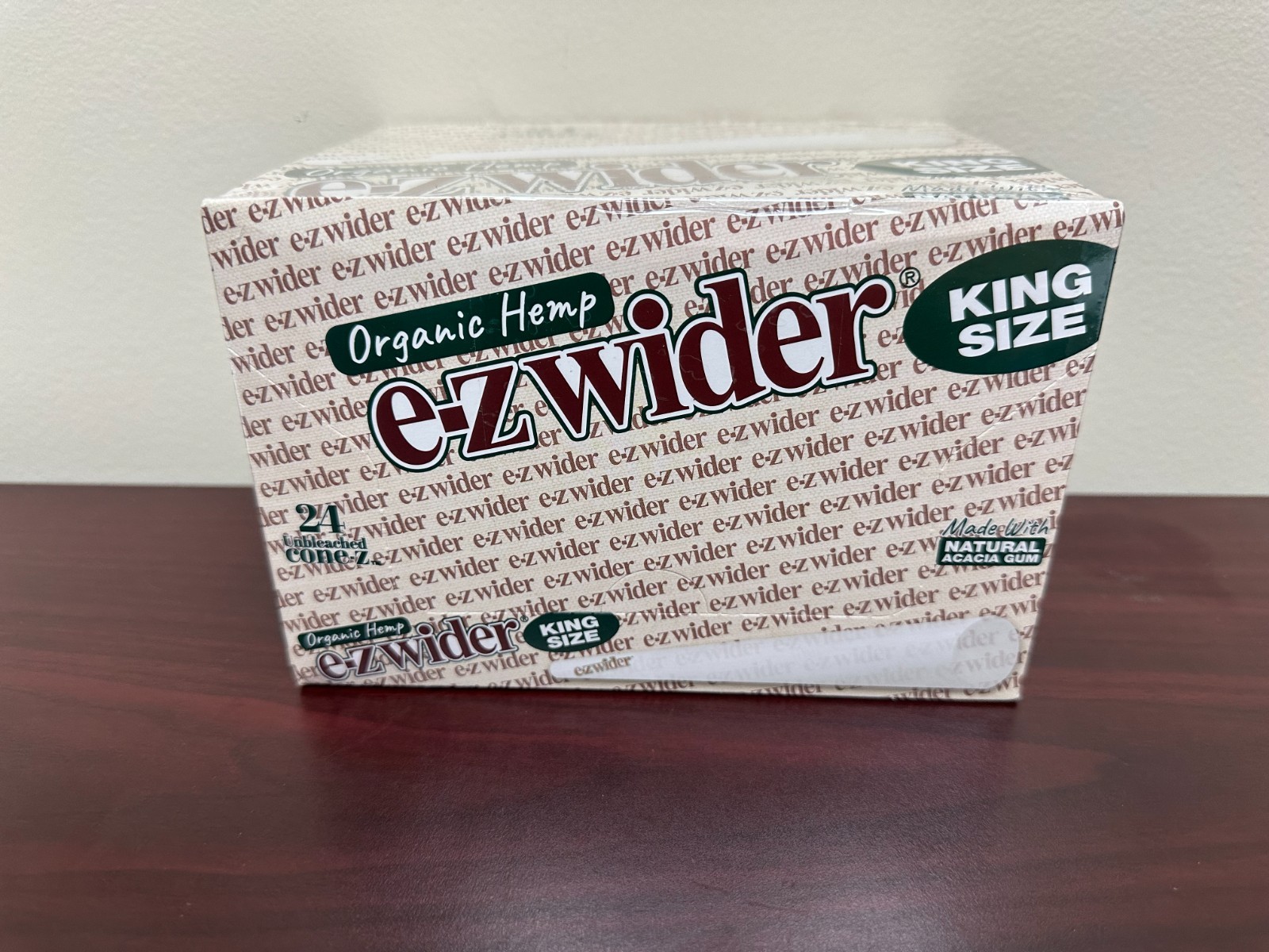 E-Z Wider Organic Cone - KING Size - 12 Packs of 24 - 288 Total