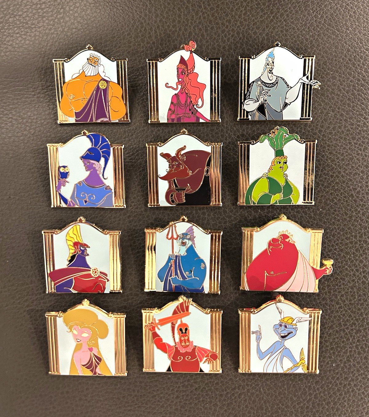 RARE Disney Complete Pin Set- Hercules Gods of Olympus Mystery Collection 2021