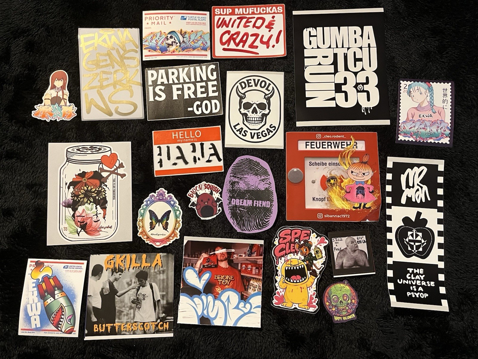Worldwide Graffiti Stickers - Assorted 20 Pack - #8C - International Artists