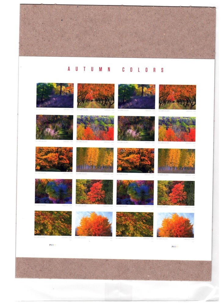 2024 Autumn Colors Scott#5929-5938 100 Stamps Sealed Panes MNH 2024 Autumn Colors Scott#5929-5938 100 Stamps Sealed Panes MNH