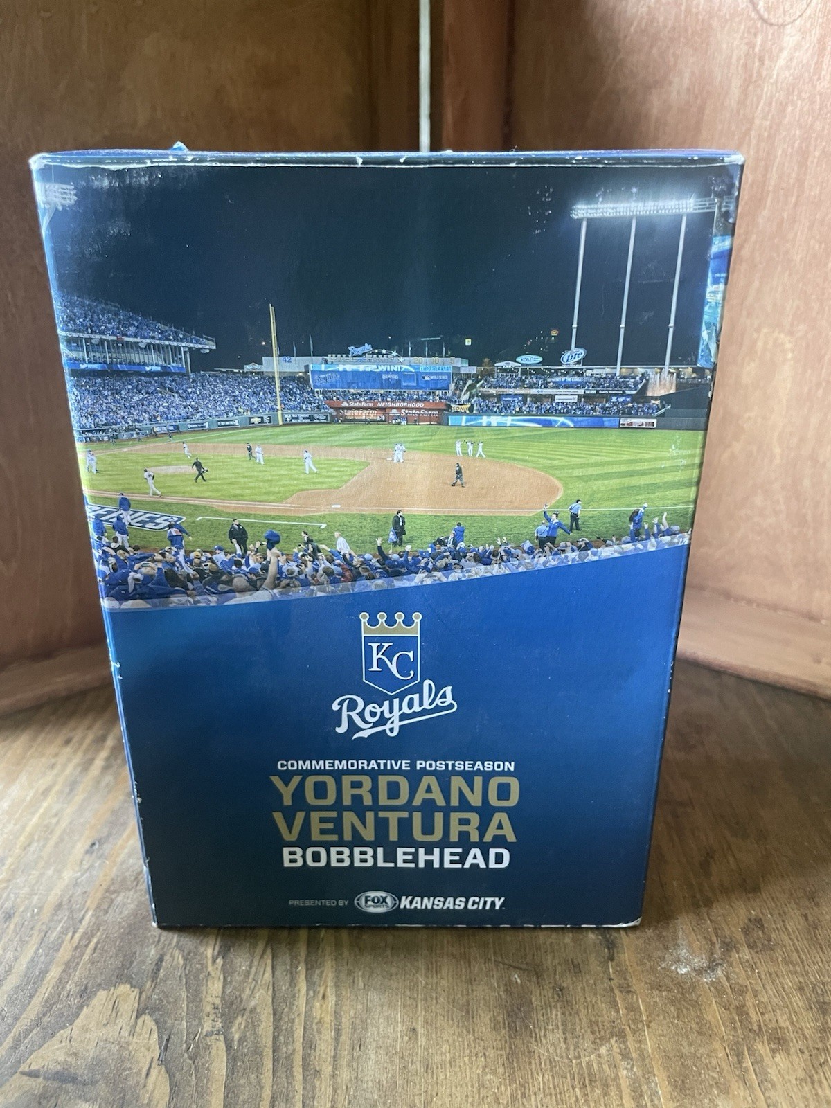 Kansas City Royals Yordano Ventura 2015 Postseason Bobblehead SGA w/ Box
