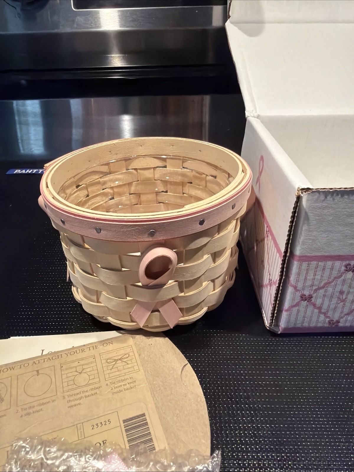 LONGABERGER 2006 Horizon Of Hope Basket w/Liner, Protector -NIB