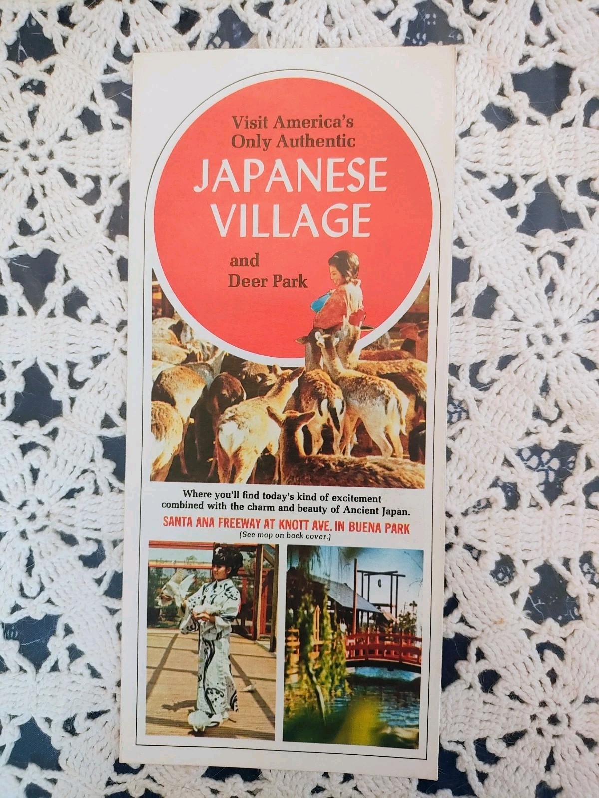 Vintage Travel Japanese Village And Deer Park Buena Park California
