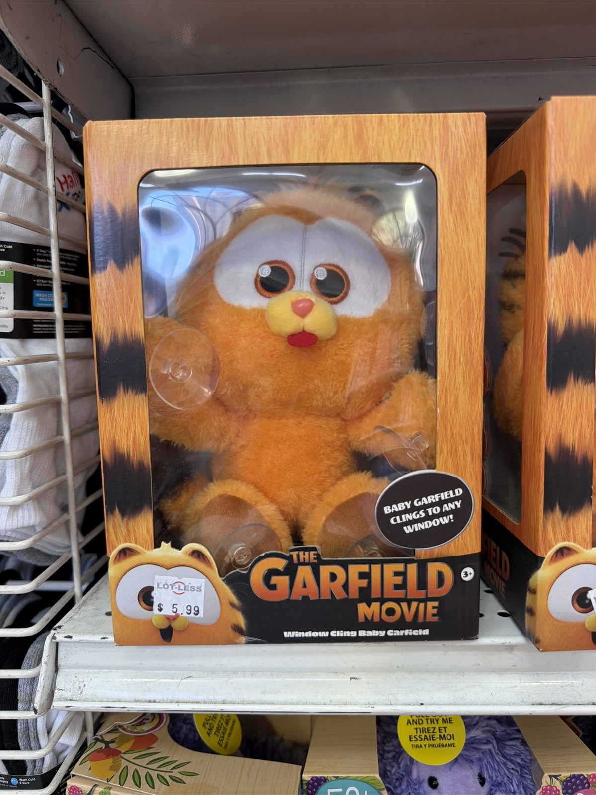 The Garfield Movie Window Cling Baby Garfield New In Box
