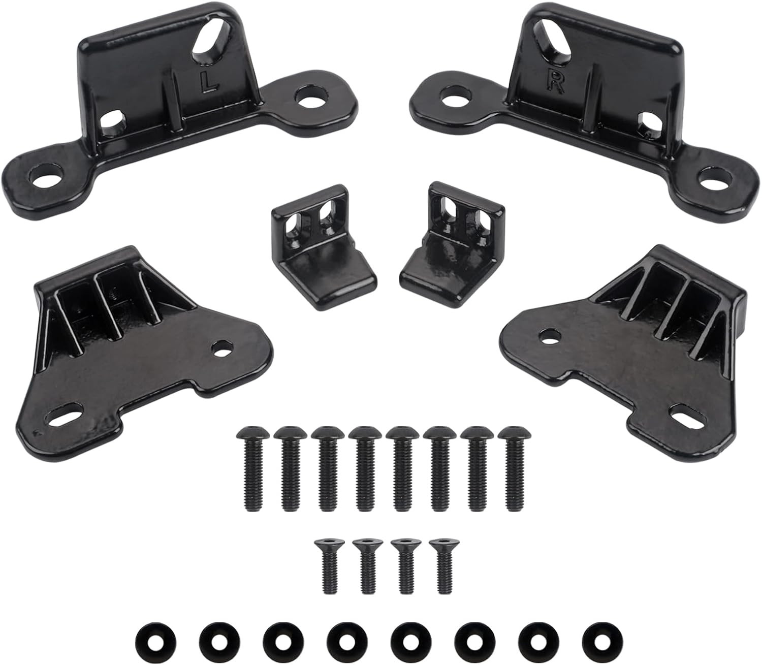 Hard Top Mounting Bracket Kits Compatible with Jeep Vehicle 2018-2024 Wrangler Hard Top Mounting Bracket Kits Compatible with Jeep Vehicle 2018-2024 Wrangler