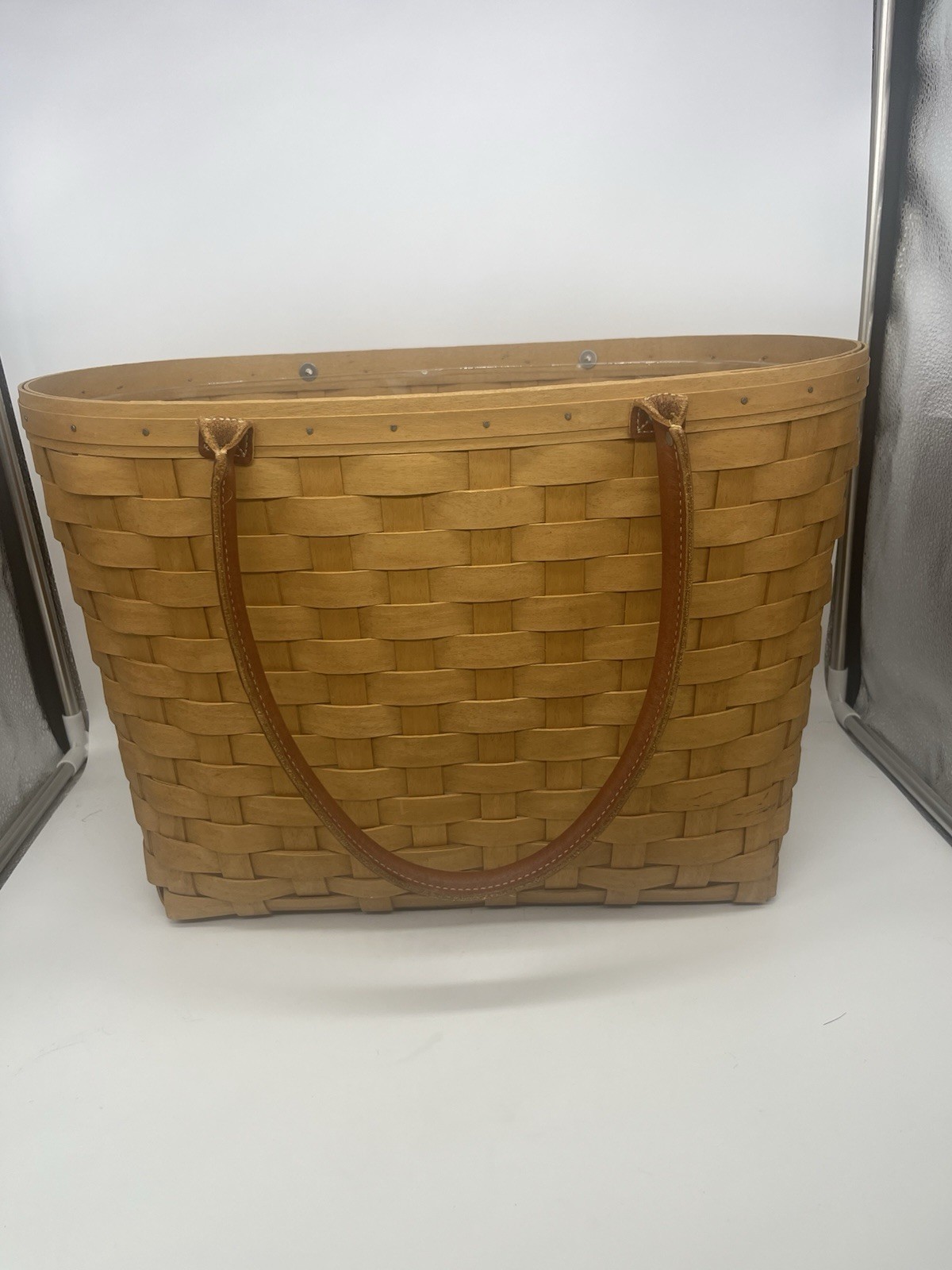 Longaberger Good Ol\' Summertime Large Boardwalk Basket w/ Plastic Liner