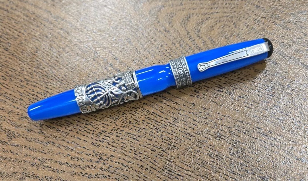 Curtis Australia fountain pen Israel 60 years 925 STERLING 