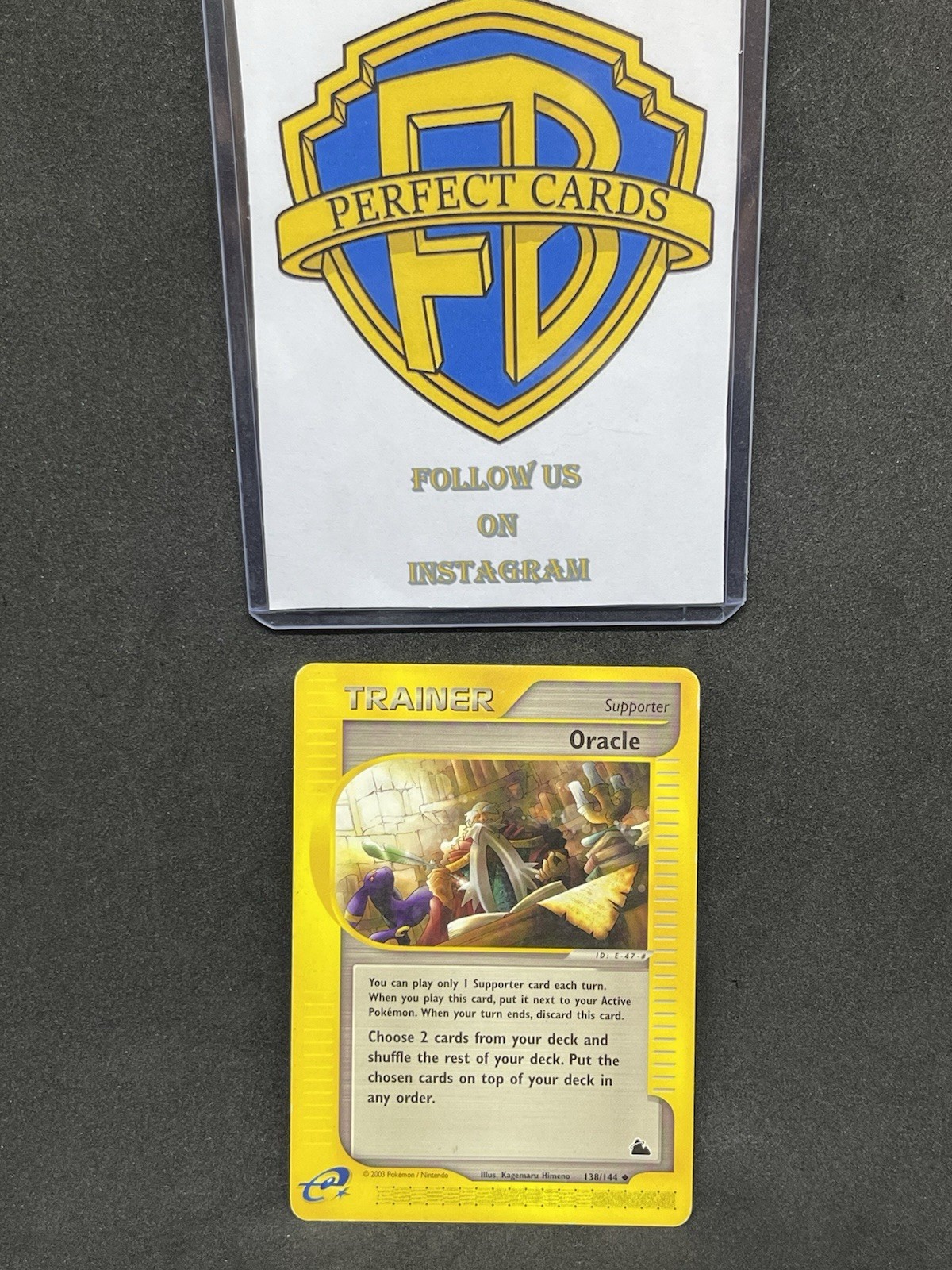 POKÉMON SKYRIDGE ORACLE UNCOMMON 138/144 PL ENG