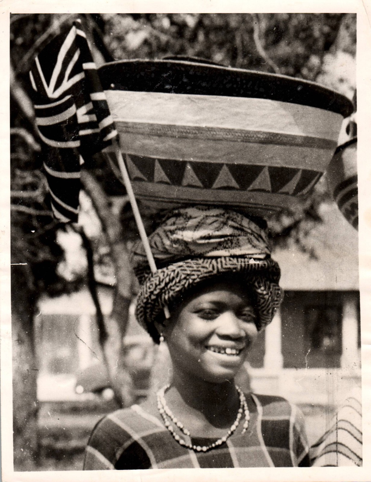 Nigerian Native Woman (1956) ❤️ Vintage Collectable Press Photo 1093K