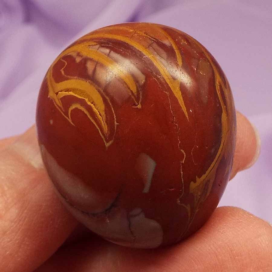 Large Noreena Jasper tumble stone \'Wholeness\' 27g SN53969