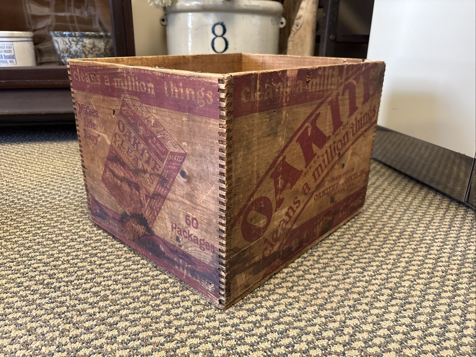 Antique Wooden Crate Oakite Cleaner Soap Box New York Cleans A Million Things Antique Wooden Crate Oakite Cleaner Soap Box New York Cleans A Million Things