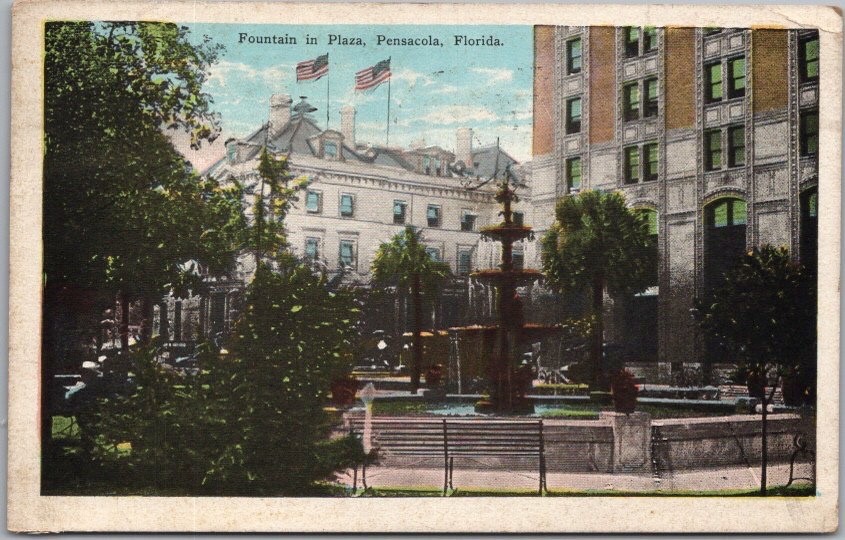 Vintage PENSACOLA, Florida Postcard \