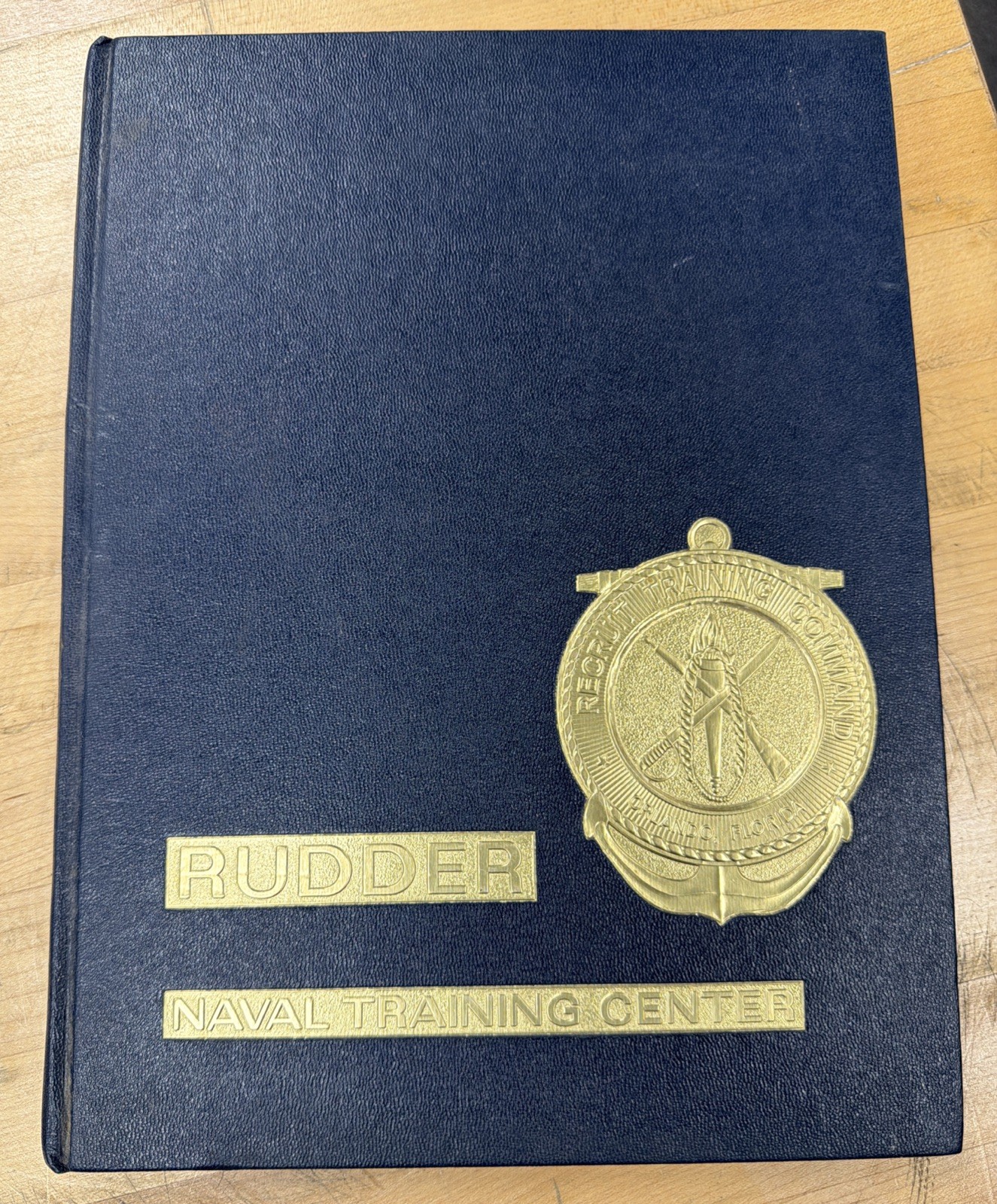 RUDDER Naval Training Center Orlando Recruit Class Yearbook Hardcover 1980 RUDDER Naval Training Center Orlando Recruit Class Yearbook Hardcover 1980