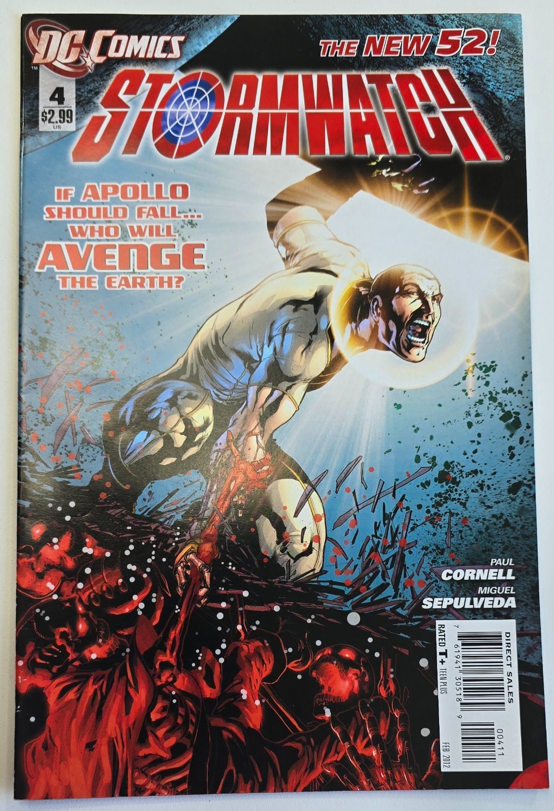 Stormwatch #4 (2012) DC New 52 Paul Cornell Miguel Sepulveda NM Comic