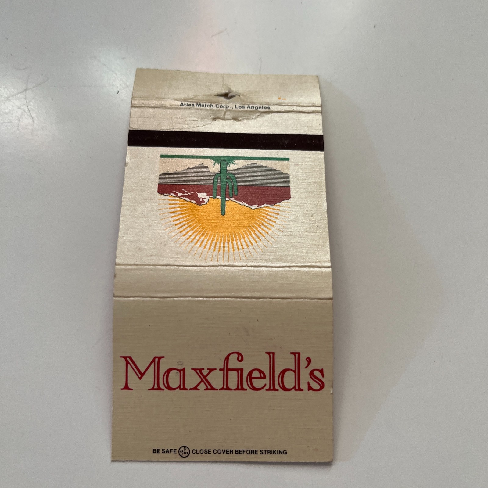 Maxfield's Scottsdale AZ Vintage Matchbook Cover TMM2-5