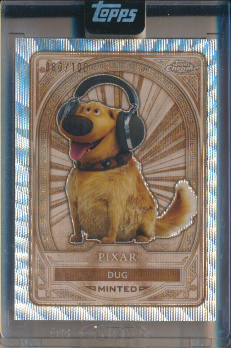 2025 Topps Chrome Disney Mint Dug Bronze Wave Refractor #80/100