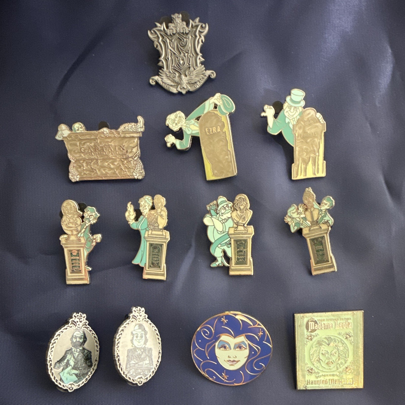 Authentic Disney Haunted Mansion pin lot of 12 pins