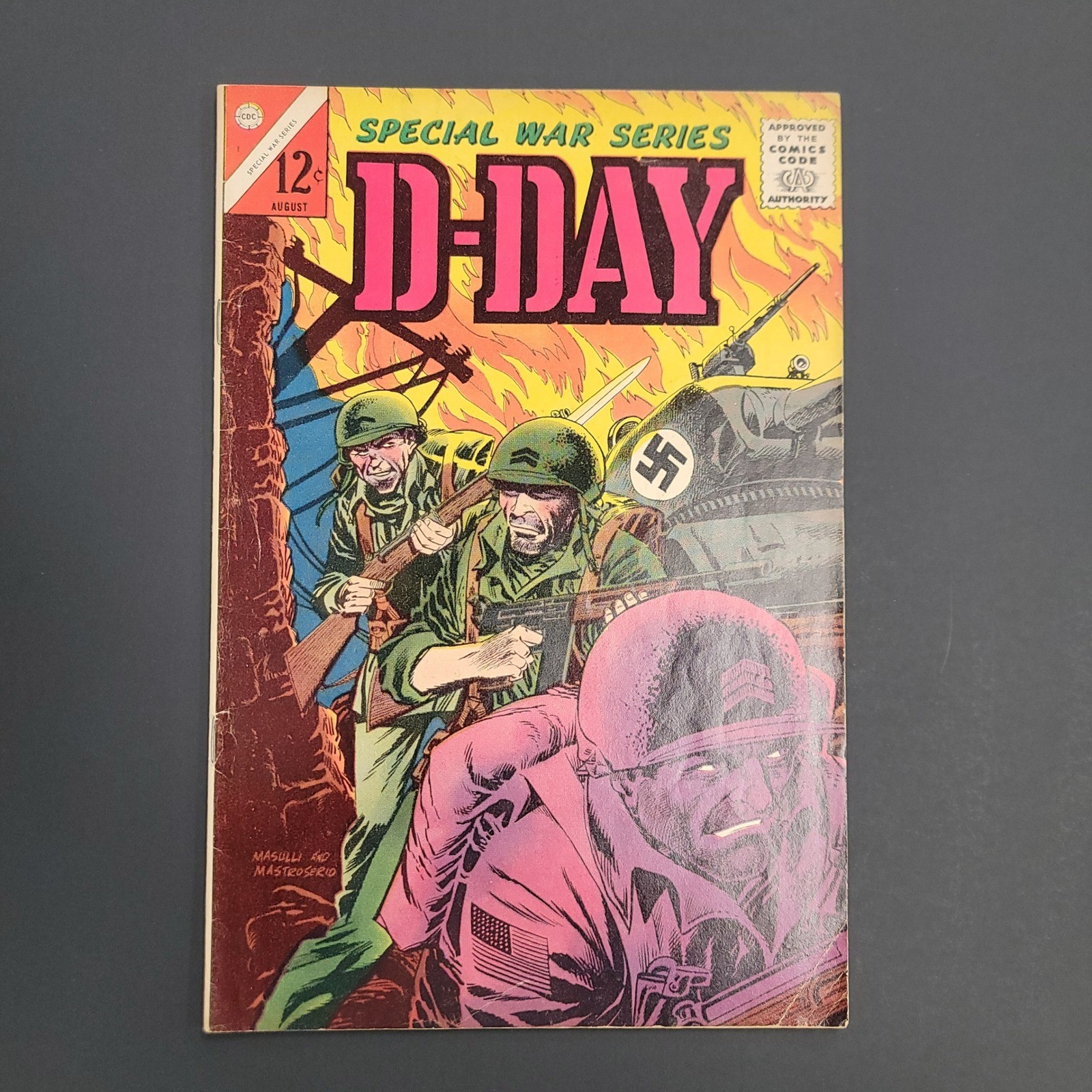 Charlton Comics Special War Series D-Day Vol 4 No 1 August Silver Age (1965)