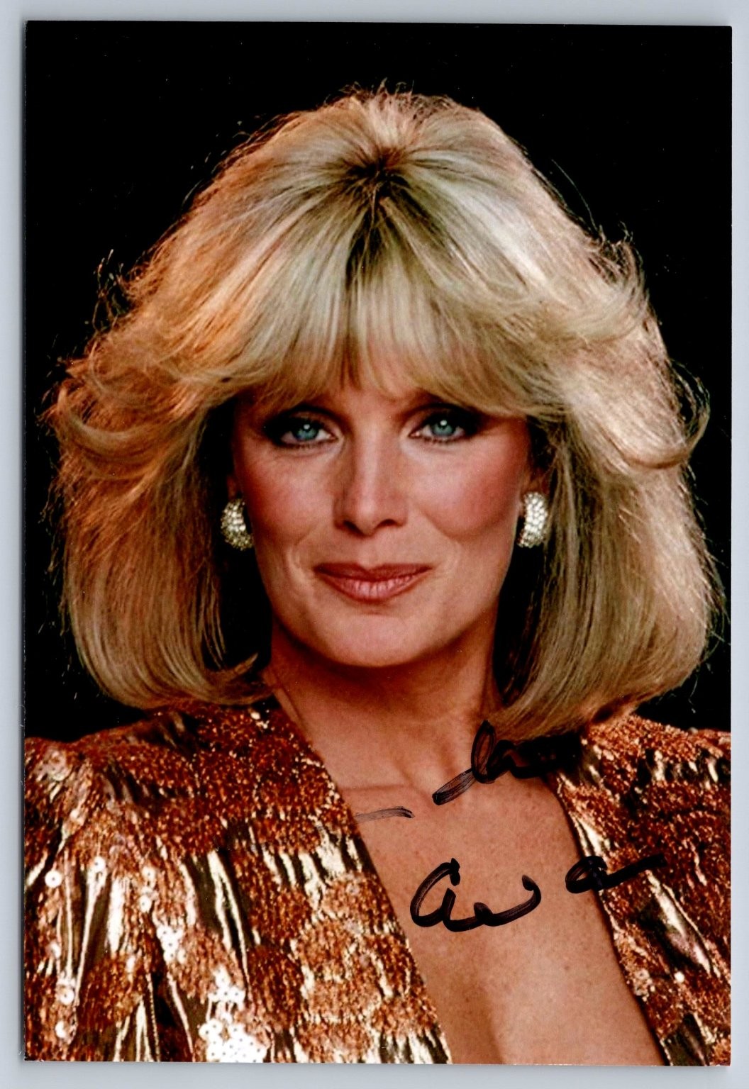 Linda Evans Autographed Photo Print Actress Dynasty Linda Evans Autographed Photo Print Actress Dynasty