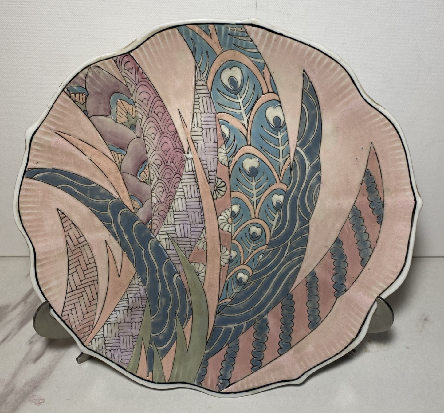 VTG Dynasty by Heygill Macau hand painted plate VTG Dynasty by Heygill Macau hand painted plate