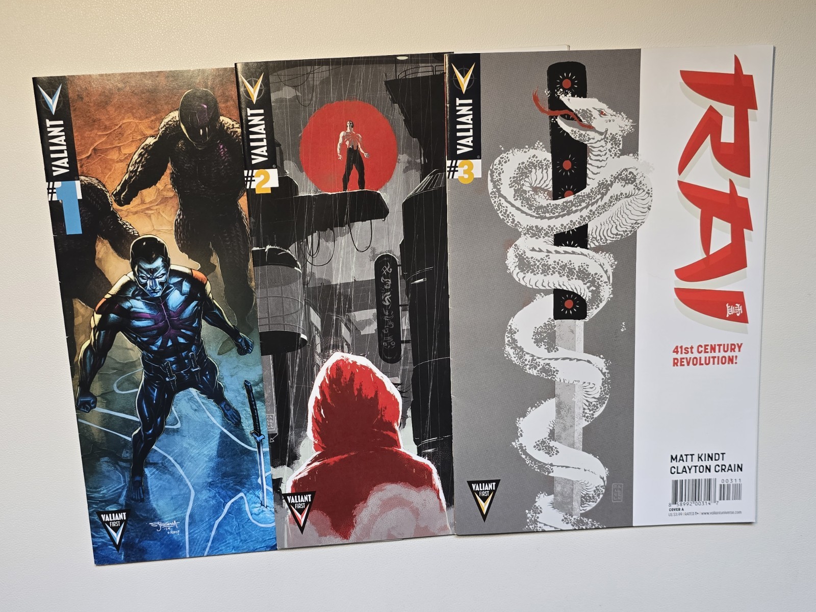 Rai #1-2-3 (Valiant Comicw 2014) Set/Lot Of 3 Comic Books VF