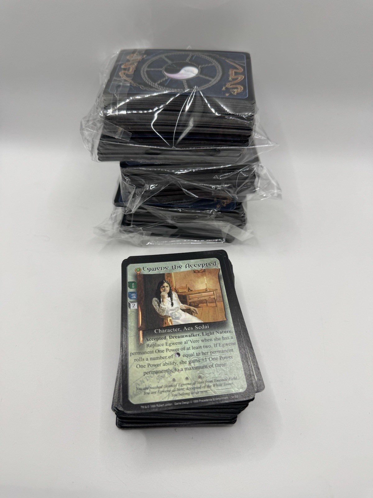 Robert Jordan’s Wheel of Time CCG Job Lot of 408 Individual 1st Ed. Cards 1999
