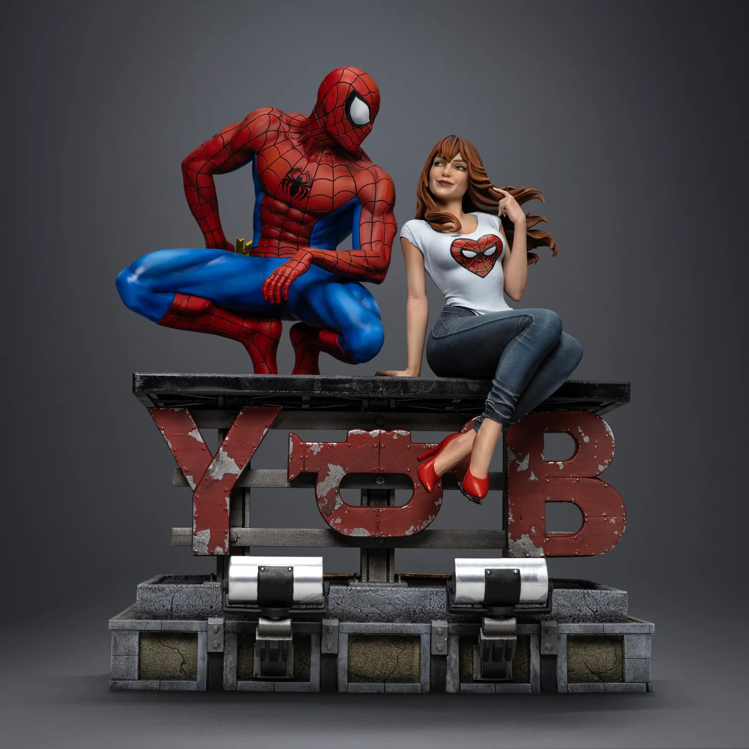 Spider-Man and MJ - Marvel Comics - Diorama