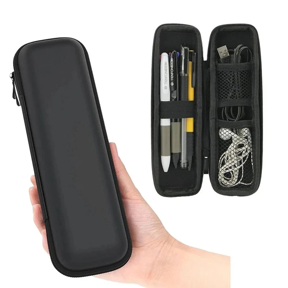 Black EVA Hard Shell Pencil Case Stylus Pen Holder Earphone Storage Pouch Bag Black EVA Hard Shell Pencil Case Stylus Pen Holder Earphone Storage Pouch Bag