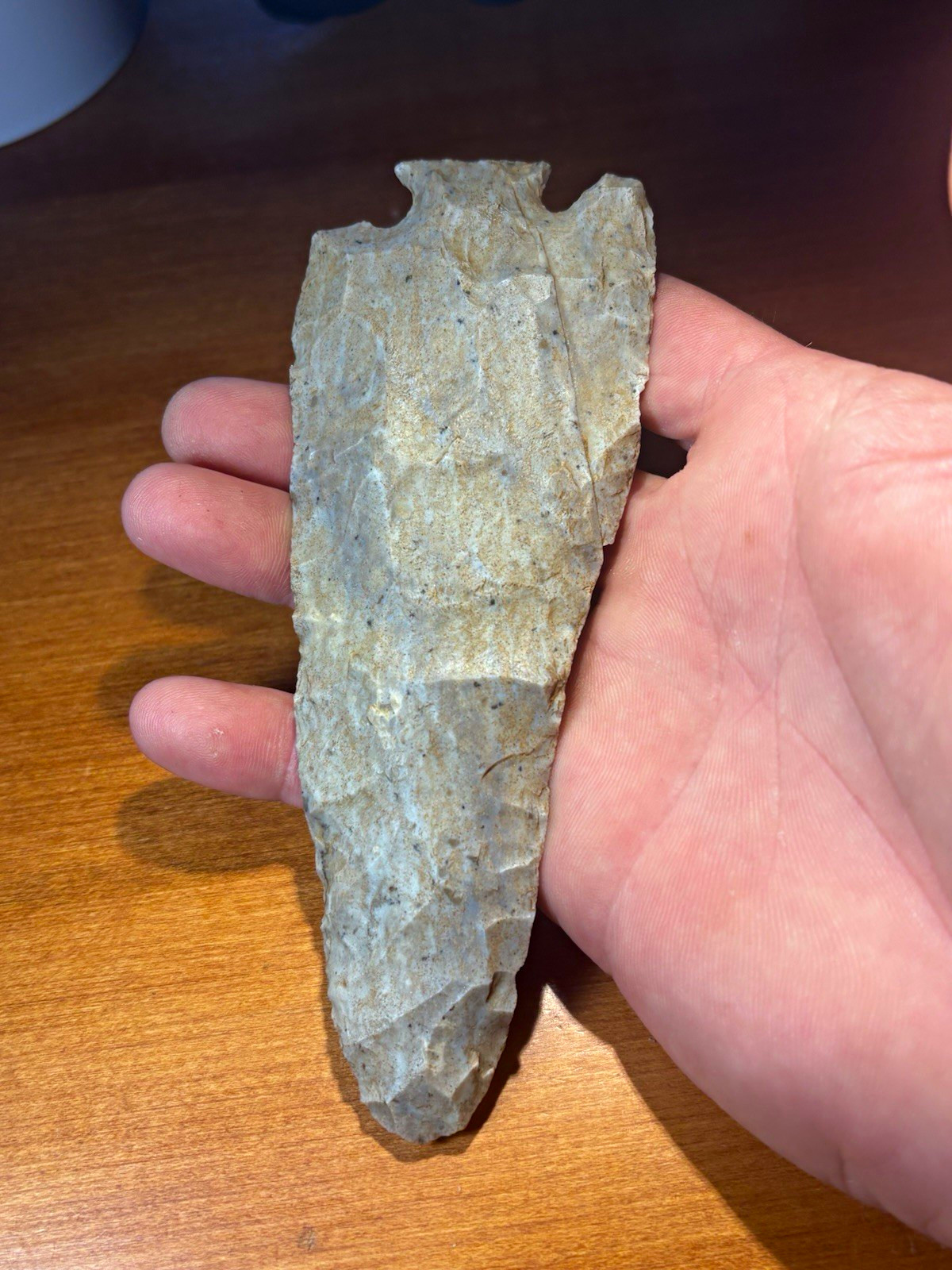 Monster 6-1/8” Authentic colorful Hopewell from  Pemiscot County Missouri