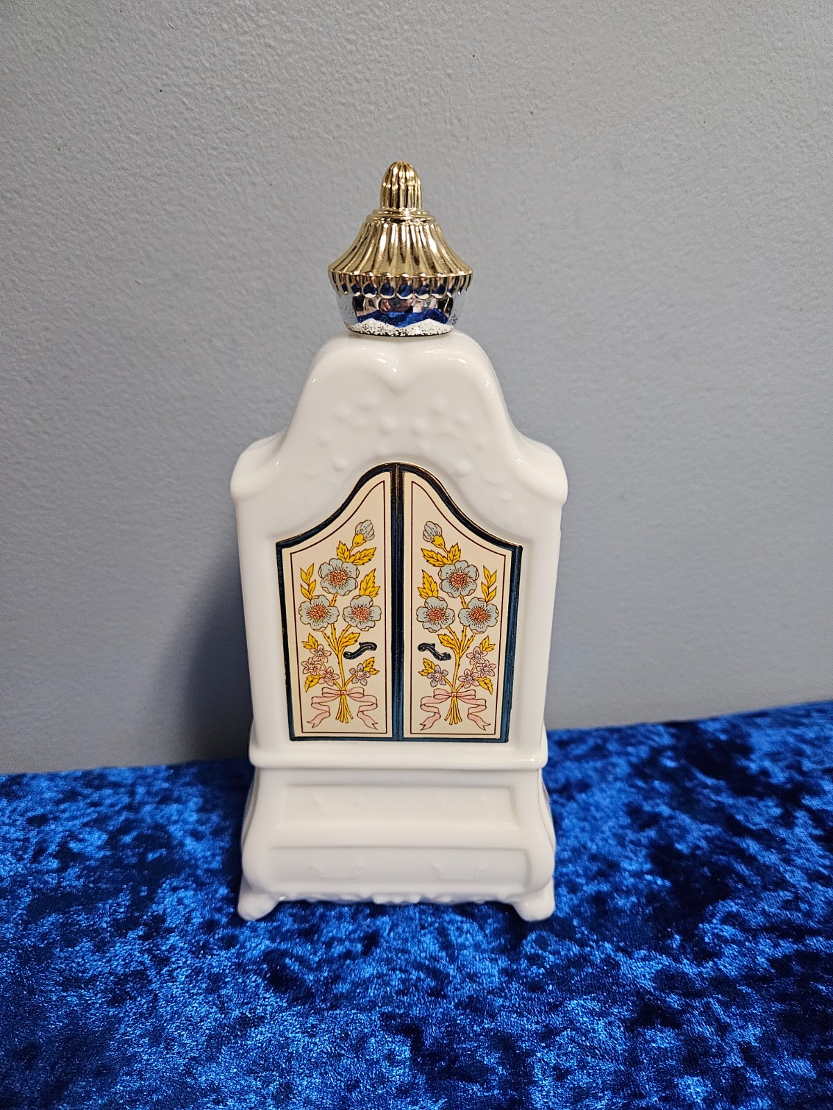 Vtg Avon Armoire Decanter - Empty