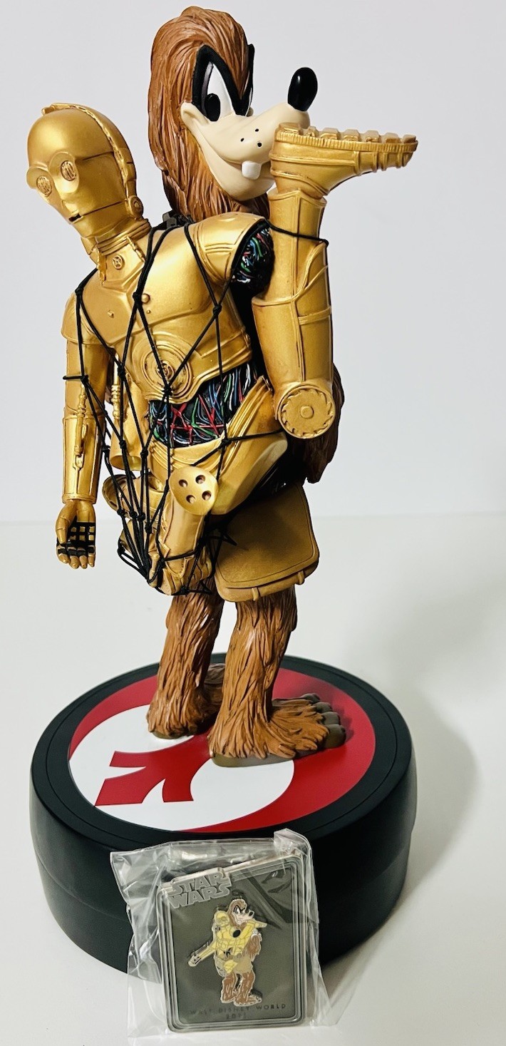 Star Wars Weekends 2015 Goofy As Chewbacca With C-3PO With Pin 1977 Disney