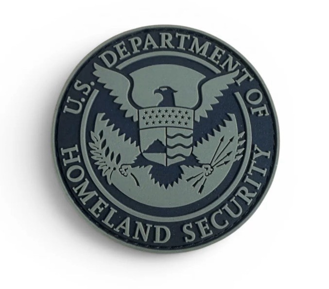 PVC FEDERAL POLICE SEAL PATCH OD/BLACK 2 1/2 *Collectible Item*