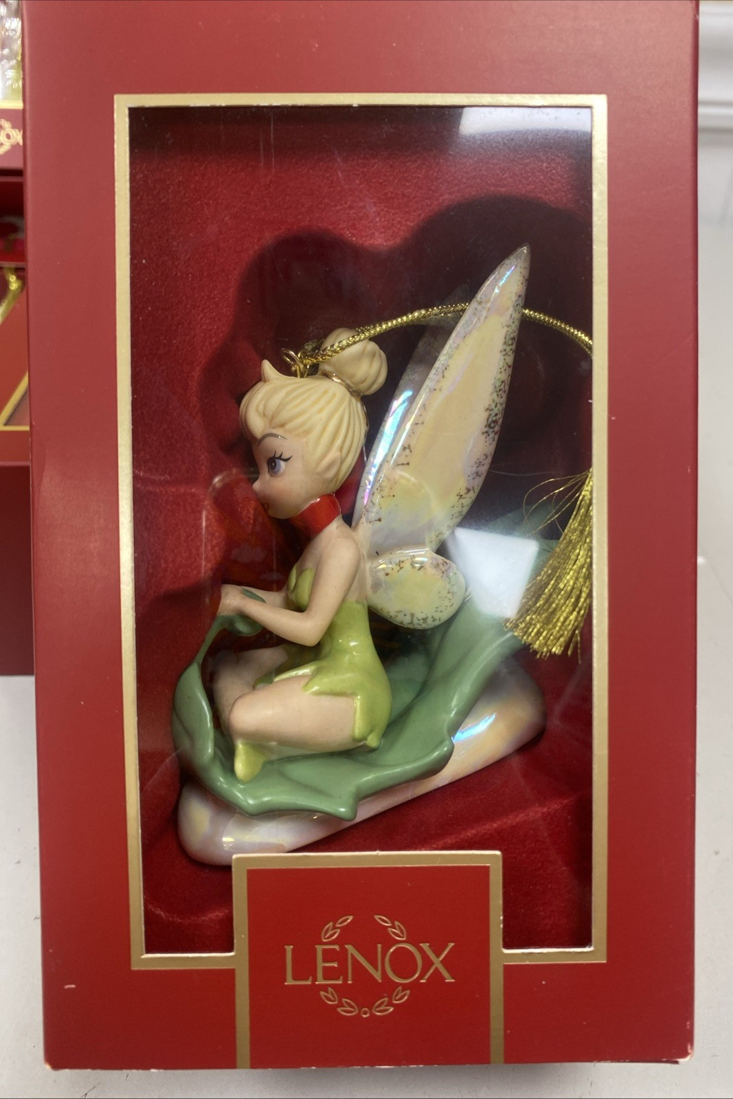 LENOX 2025 Tinker Bell Sledding Ornament NIB