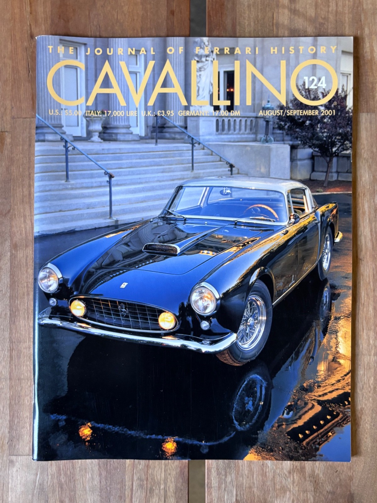 Ferrari Cavallino Magazine #124 (aug/sept 2001) 410 Super America, GTO Ferrari Cavallino Magazine #124 (aug/sept 2001) 410 Super America, GTO