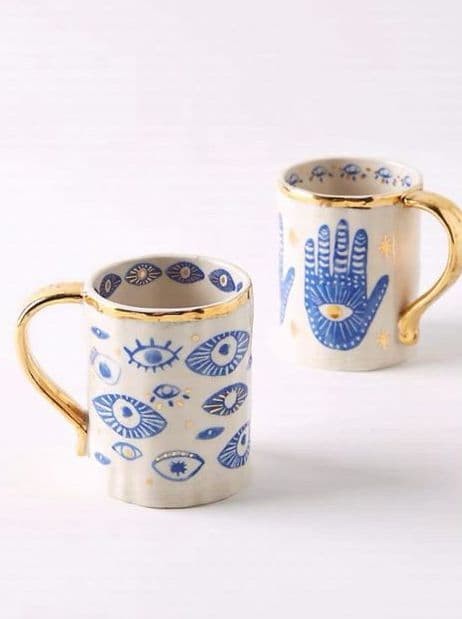 Nathalie Lete Mug Titania 2pcs set 3.93x3.14\