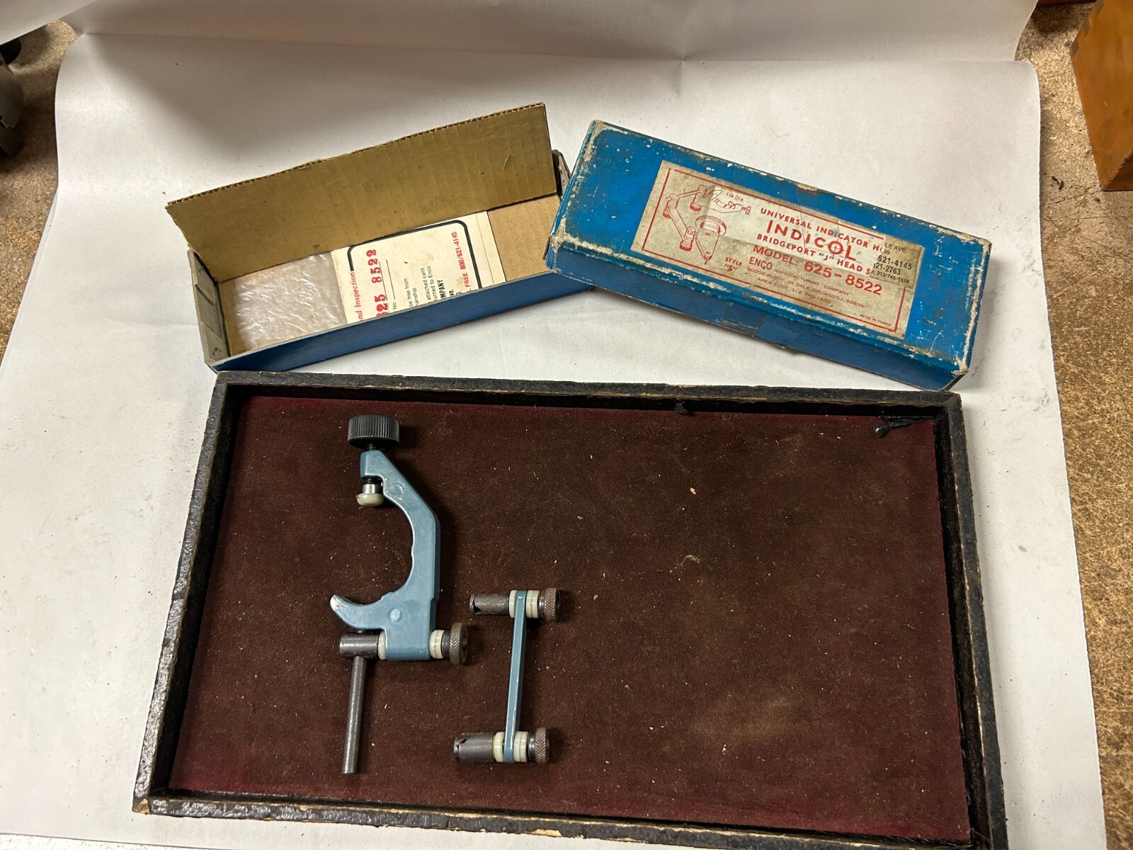 MACHINIST TpCb TOOLS LATHE MILL Indicol Universal Indicator Gage Holder 625 8522 MACHINIST TpCb TOOLS LATHE MILL Indicol Universal Indicator Gage Holder 625 8522