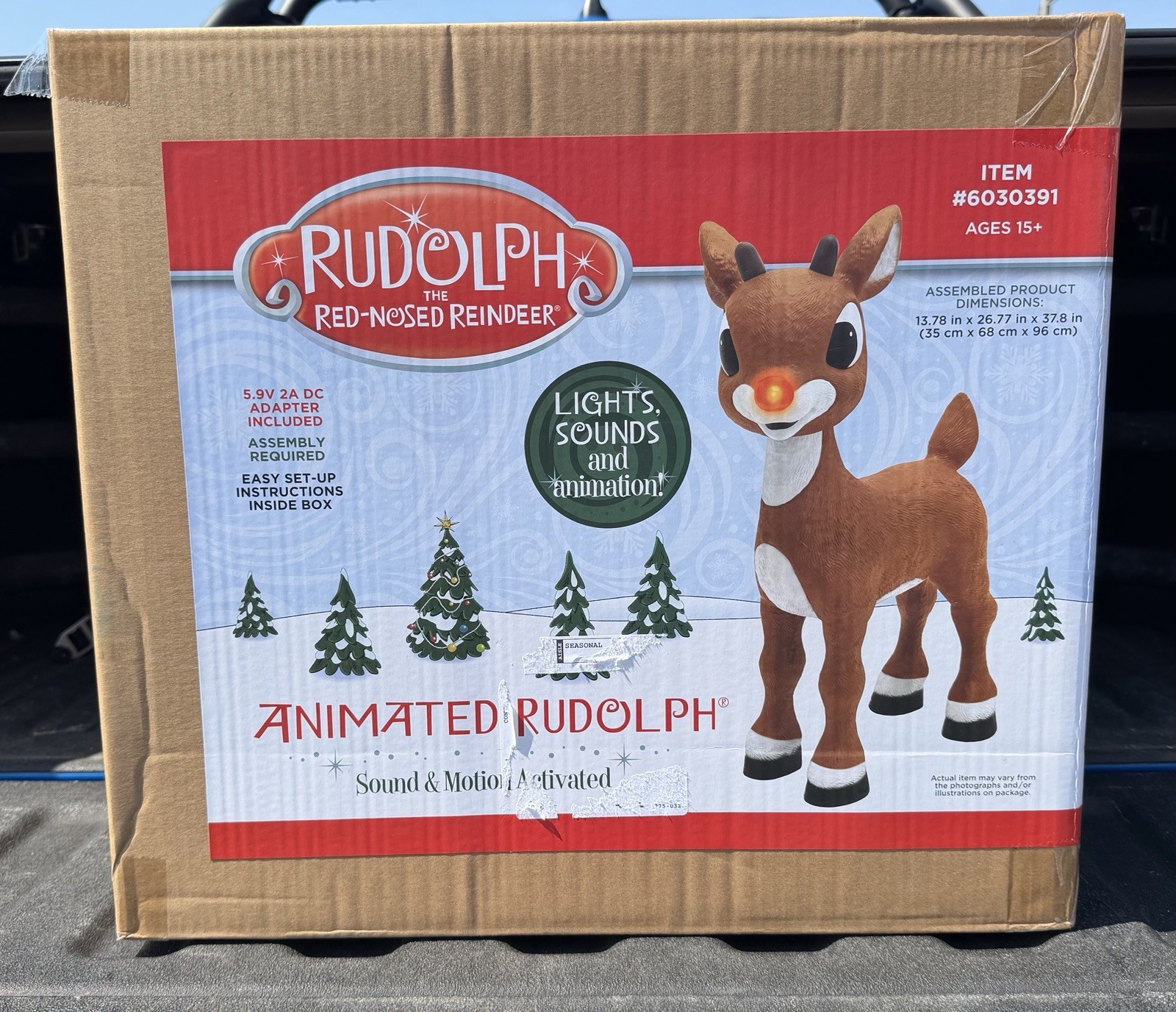 Lowe\'s Rudolph The Red Nose Reindeer Animatronic Christmas Holiday Living 2026