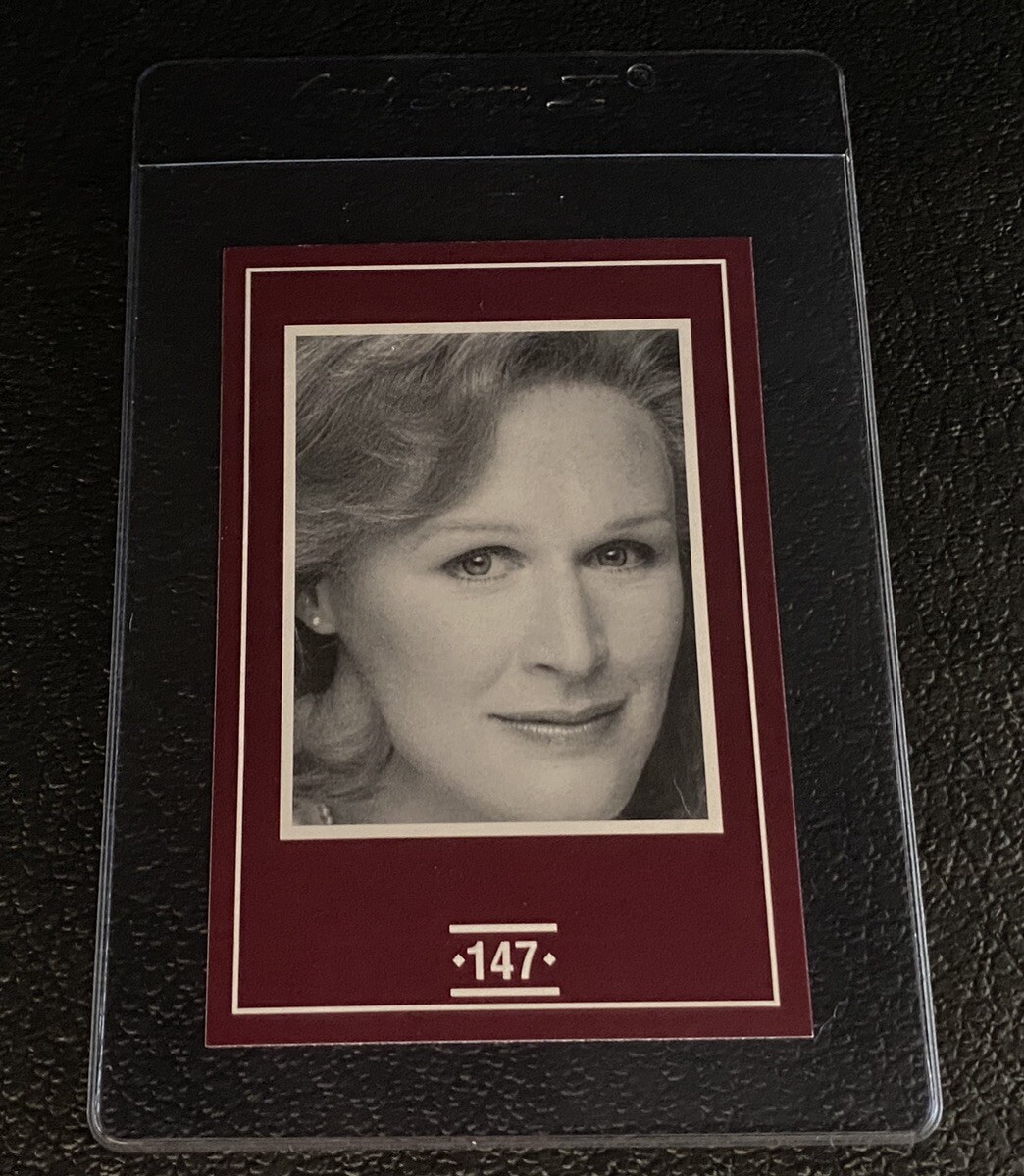Glenn Close Rookie Card 1991 Face To Face Game Canada Games Movie Star Rare 90s Glenn Close Rookie Card 1991 Face To Face Game Canada Games Movie Star Rare 90s