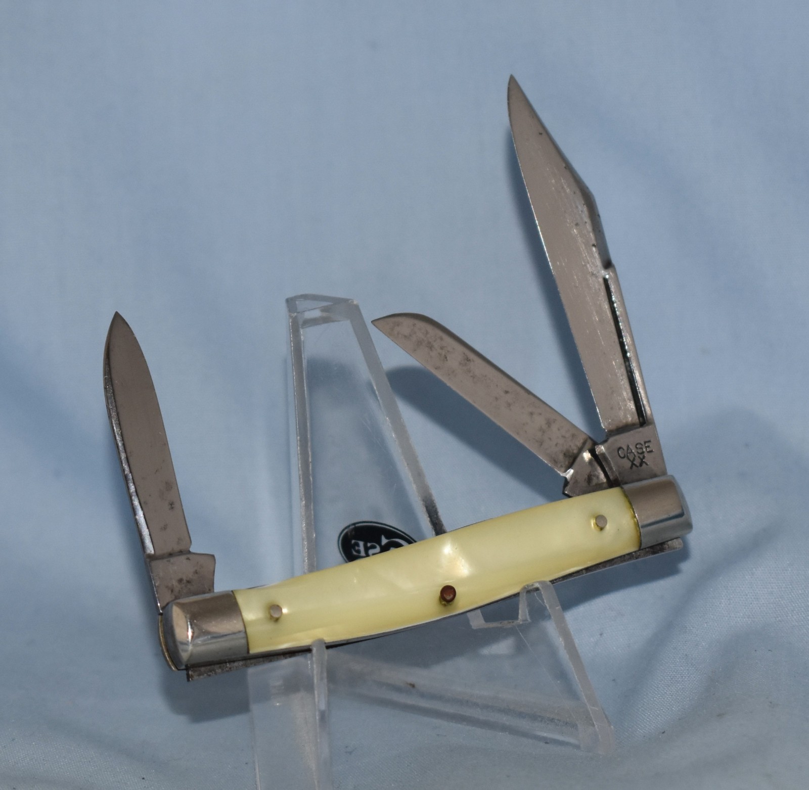 RARE VINTAGE CASE XX CRACKED ICE STOCKMAN KNIFE 9333 LP 1940-48 \