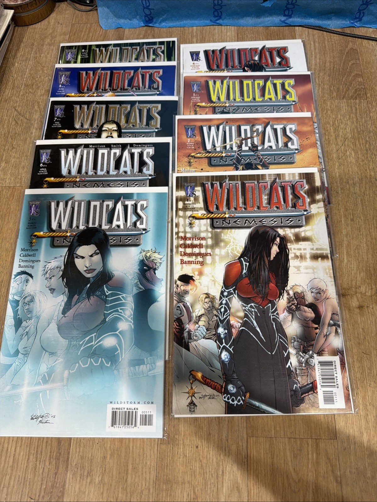 Wildcats Nemesis 1-9 2005 Wildstorm COMPLETE SERIES Full Run Set Talent Caldwell Wildcats Nemesis 1-9 2005 Wildstorm COMPLETE SERIES Full Run Set Talent Caldwell