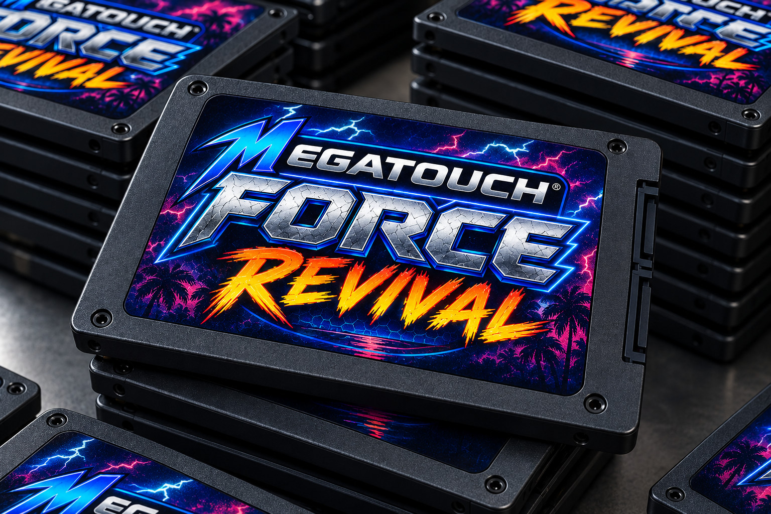 Megatouch Force Revival (40+ MORE GAMES/WIFI) Update SSD Hard Drive Upgrade 2011