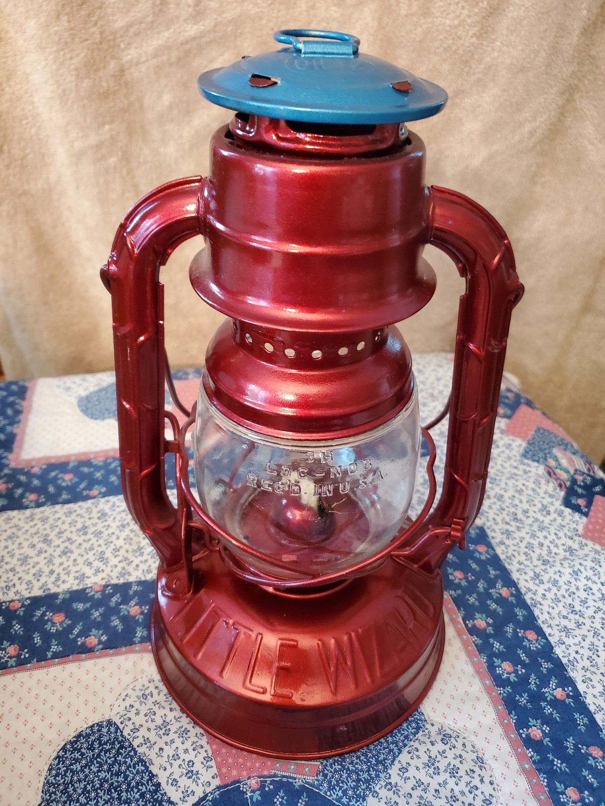 Antique Vintage Dietz Little Wizard Barn Railroad Hurricane Kerosene Oil Lantern
