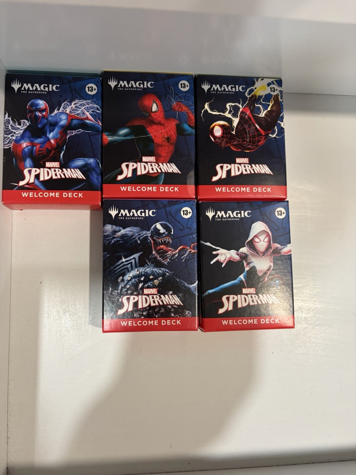 SDCC 2025 Magic The Gathering Spider-Man Brand New Un Open Boxes Comic Con