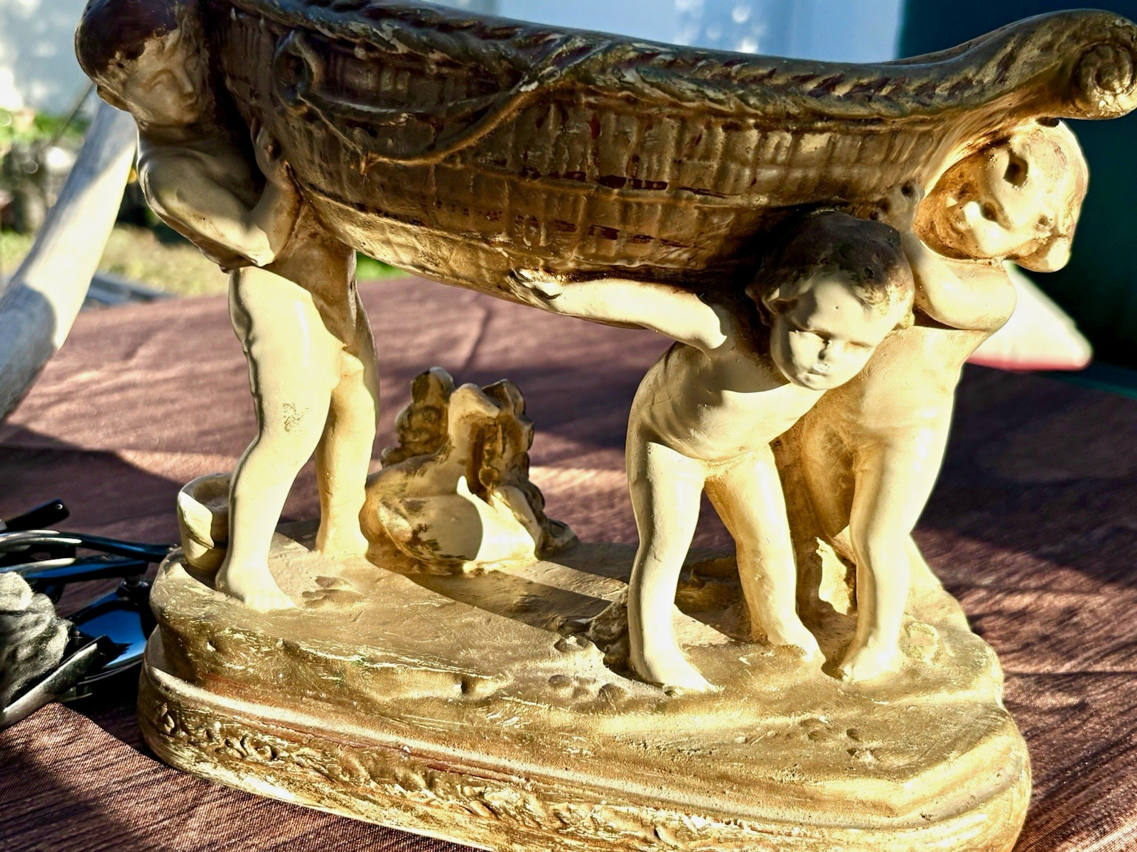 Early antique chalkware Early antique chalkware