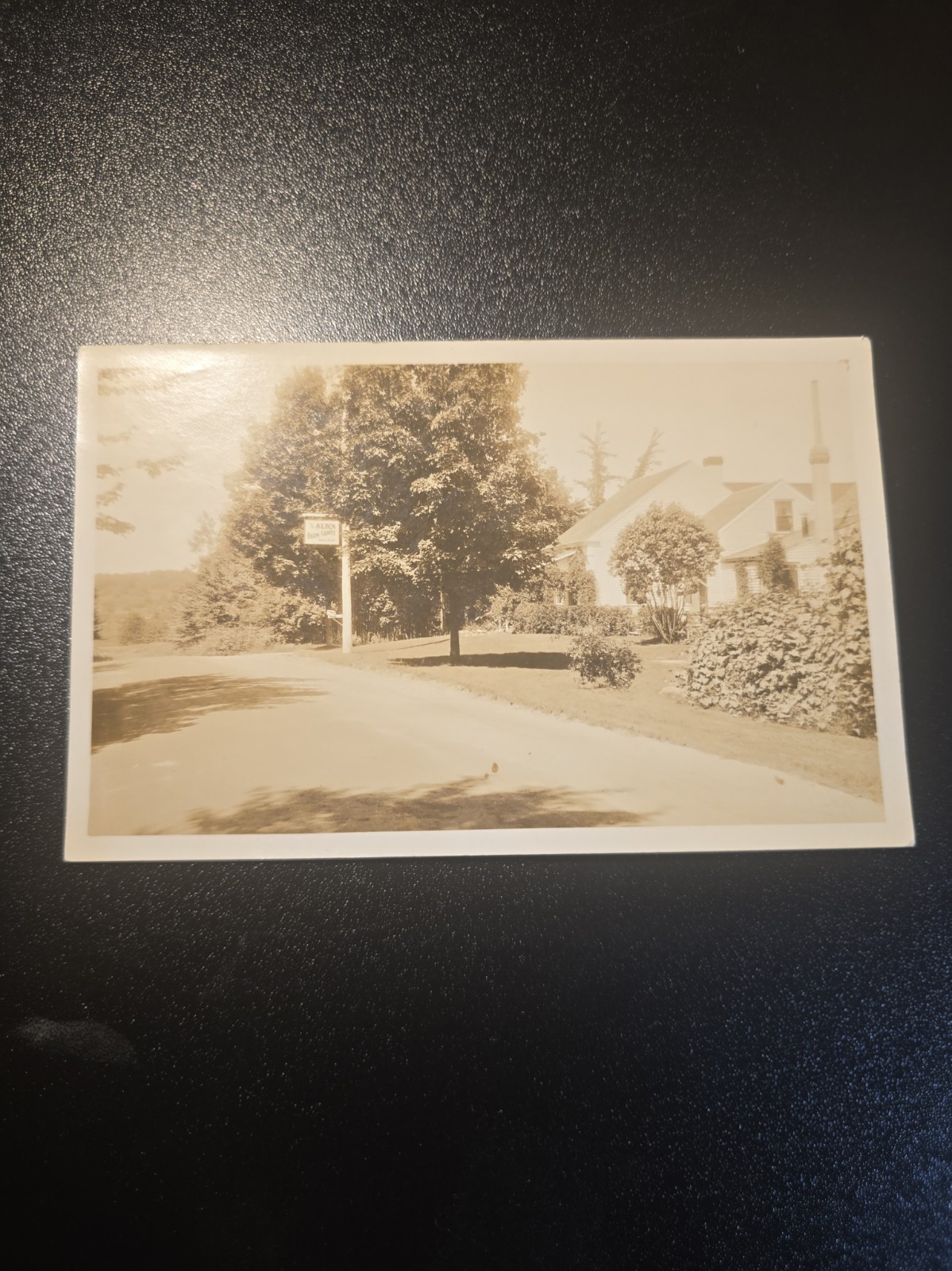 Oakland ME Alden's Camps RPPC Real Photo Postcard 