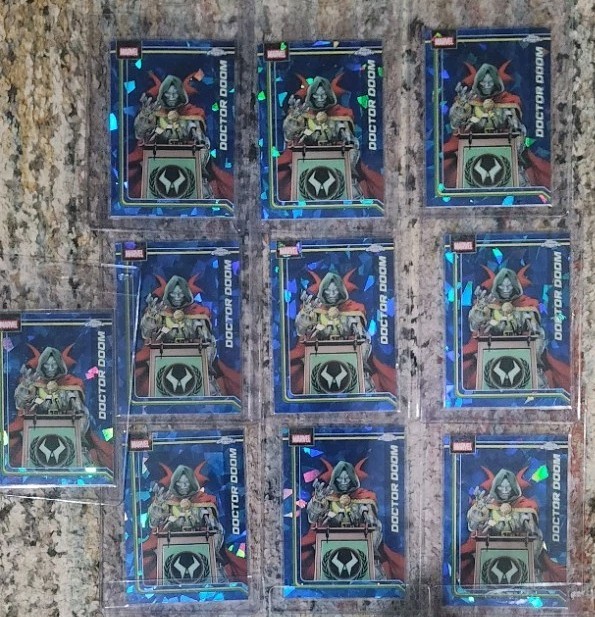 2026 Topps Marvel Chrome Sapphire Doctor DOOM Base Lot of 10 Cards