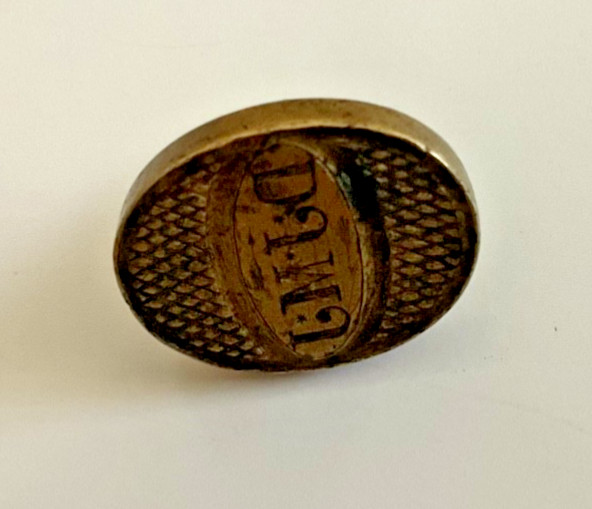 ANTIQUE/VINTAGE WAX SEAL STAMP - CIRCA 1840 ANTIQUE/VINTAGE WAX SEAL STAMP - CIRCA 1840