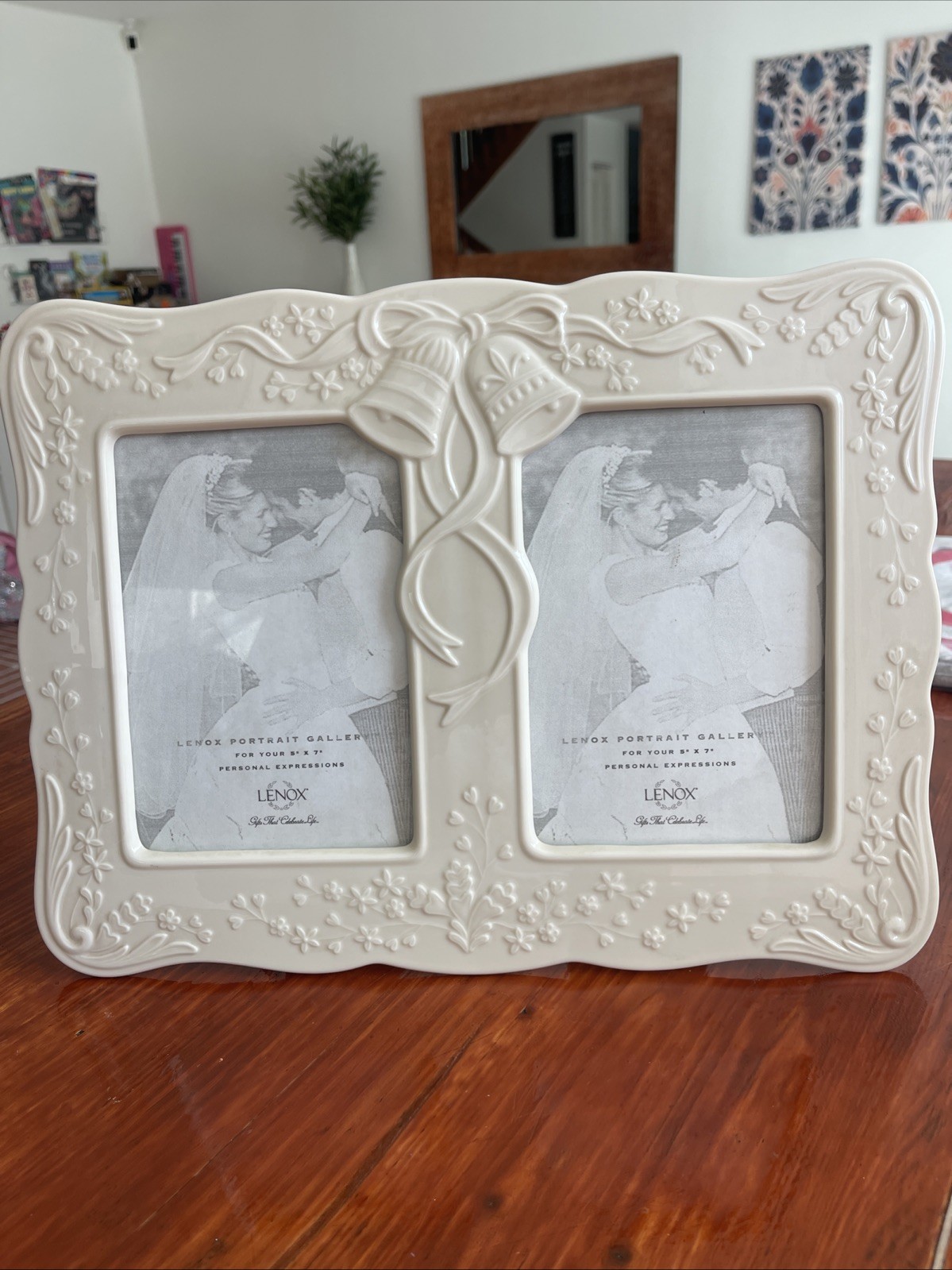 Lenox Double Wedding 5x7 frame “PROMISES” NEW
