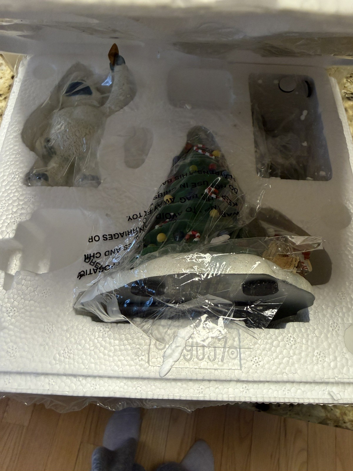 FACTORY SEALED RARE Hawthorne Village Rudolph Bumble and Christmas tree only FACTORY SEALED RARE Hawthorne Village Rudolph Bumble and Christmas tree only